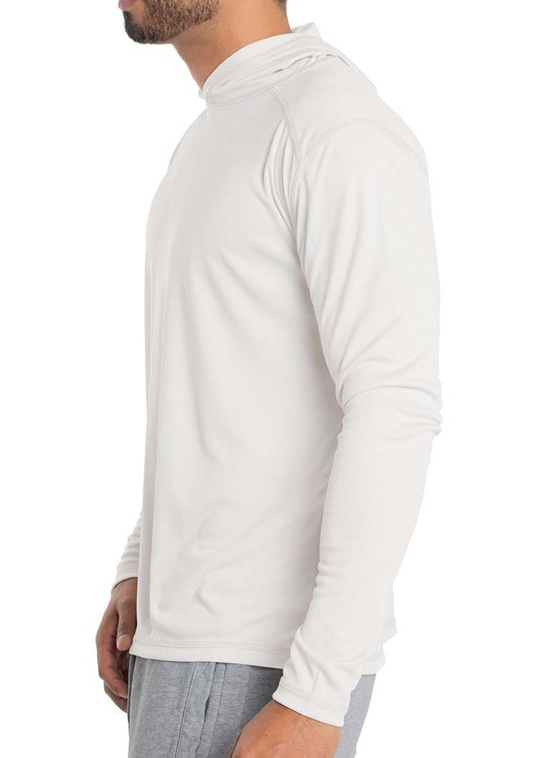 Hooded Dri Fit Long Sleeve Sun Shirt Title Mens Hooded Sun Shirt B L Tees