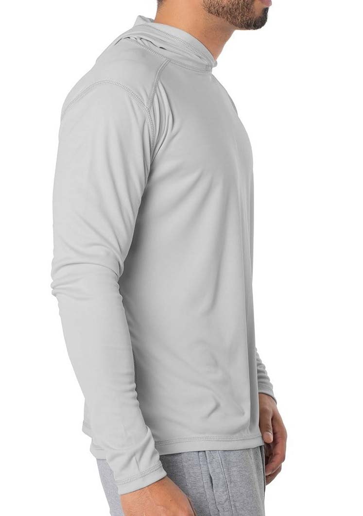 Hooded Long Sleeve Sun Shirt title Mens Hooded Sun Shirt B.L