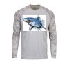 Cayman Camo Long Sleeve Sun Shirt <title>Mens Hooded Sun Shirt | B.L. Tees</title> Thumbnail