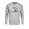 Cayman Camo Long Sleeve Sun Shirt <title>Mens Hooded Sun Shirt | B.L. Tees</title> Thumbnail