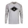 Cayman Camo Long Sleeve Sun Shirt <title>Mens Hooded Sun Shirt | B.L. Tees</title> Thumbnail