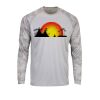 Cayman Camo Long Sleeve Sun Shirt <title>Mens Hooded Sun Shirt | B.L. Tees</title> Thumbnail