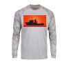 Cayman Camo Long Sleeve Sun Shirt <title>Mens Hooded Sun Shirt | B.L. Tees</title> Thumbnail