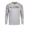 Cayman Camo Long Sleeve Sun Shirt <title>Mens Hooded Sun Shirt | B.L. Tees</title> Thumbnail