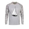 Cayman Camo Long Sleeve Sun Shirt <title>Mens Hooded Sun Shirt | B.L. Tees</title> Thumbnail