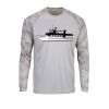 Cayman Camo Long Sleeve Sun Shirt <title>Mens Hooded Sun Shirt | B.L. Tees</title> Thumbnail