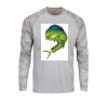 Cayman Camo Long Sleeve Sun Shirt <title>Mens Hooded Sun Shirt | B.L. Tees</title> Thumbnail