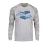 Cayman Camo Long Sleeve Sun Shirt <title>Mens Hooded Sun Shirt | B.L. Tees</title> Thumbnail