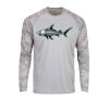 Cayman Camo Long Sleeve Sun Shirt <title>Mens Hooded Sun Shirt | B.L. Tees</title> Thumbnail