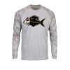 Cayman Camo Long Sleeve Sun Shirt <title>Mens Hooded Sun Shirt | B.L. Tees</title> Thumbnail