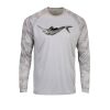 Cayman Camo Long Sleeve Sun Shirt <title>Mens Hooded Sun Shirt | B.L. Tees</title> Thumbnail