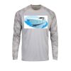 Cayman Camo Long Sleeve Sun Shirt <title>Mens Hooded Sun Shirt | B.L. Tees</title> Thumbnail