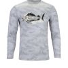 Pompano Long Sleeve Sun Shirt <title>Mens Hooded Sun Shirt | B.L. Tees</title> Thumbnail