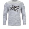 Pompano Long Sleeve Sun Shirt <title>Mens Hooded Sun Shirt | B.L. Tees</title> Thumbnail