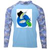 Hooded Camo Sleeve Sun Shirt Thumbnail