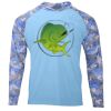 Tortuga Hooded Camo Sleeve Sun Shirt Thumbnail