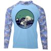 Hooded Camo Sleeve Sun Shirt Thumbnail