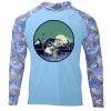 Tortuga Hooded Camo Sleeve Sun Shirt Thumbnail