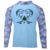 Hooded Camo Sleeve Sun Shirt Thumbnail