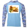 Tortuga Hooded Camo Sleeve Sun Shirt Thumbnail