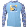 Tortuga Hooded Camo Sleeve Sun Shirt Thumbnail