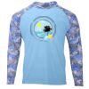Hooded Camo Sleeve Sun Shirt Thumbnail