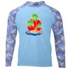 Hooded Camo Sleeve Sun Shirt Thumbnail