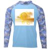 Hooded Camo Sleeve Sun Shirt Thumbnail