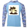 Hooded Camo Sleeve Sun Shirt Thumbnail