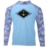Hooded Camo Sleeve Sun Shirt Thumbnail