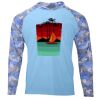 Tortuga Hooded Camo Sleeve Sun Shirt Thumbnail