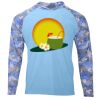 Tortuga Hooded Camo Sleeve Sun Shirt Thumbnail