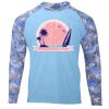 Hooded Camo Sleeve Sun Shirt Thumbnail