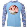 Hooded Camo Sleeve Sun Shirt Thumbnail
