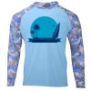 Hooded Camo Sleeve Sun Shirt Thumbnail