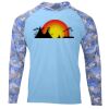 Tortuga Hooded Camo Sleeve Sun Shirt Thumbnail