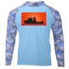 Hooded Camo Sleeve Sun Shirt Thumbnail
