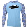 Hooded Camo Sleeve Sun Shirt Thumbnail