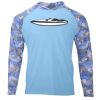 Tortuga Hooded Camo Sleeve Sun Shirt Thumbnail