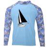 Hooded Camo Sleeve Sun Shirt Thumbnail