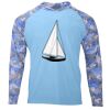 Hooded Camo Sleeve Sun Shirt Thumbnail
