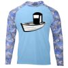 Hooded Camo Sleeve Sun Shirt Thumbnail