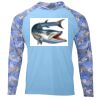 Hooded Camo Sleeve Sun Shirt Thumbnail
