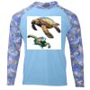 Hooded Camo Sleeve Sun Shirt Thumbnail