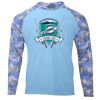Hooded Camo Sleeve Sun Shirt Thumbnail