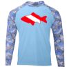 Tortuga Hooded Camo Sleeve Sun Shirt Thumbnail