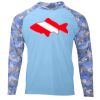 Tortuga Hooded Camo Sleeve Sun Shirt Thumbnail