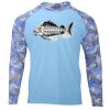 Hooded Camo Sleeve Sun Shirt Thumbnail