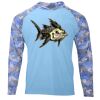 Hooded Camo Sleeve Sun Shirt Thumbnail