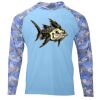 Tortuga Hooded Camo Sleeve Sun Shirt Thumbnail